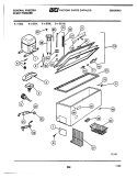 DOOR / CABINET / SYSTEM Diagram and Parts List for GC12L  Frigidaire Freezer