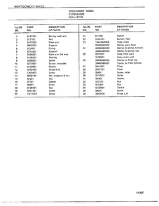 Dishwasher Page 9 Diagram and Parts List for 1077B  Frigidaire Dishwasher