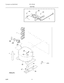 SYSTEM Diagram and Parts List for KCS130GW0  Kelvinator Freezer