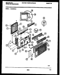 CABINET PARTS Diagram and Parts List for KAC084P7A3  Kelvinator Air Conditioner