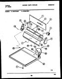 CONSOLE AND CONTROL PARTS Diagram and Parts List for 49-2151-23-01  Tappan Dryer