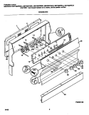 BACKGUARD Diagram and Parts List for MEF305PBDK  Frigidaire Range
