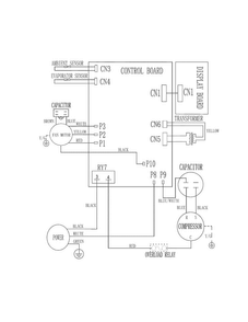 Wiring Diagram Diagram and Parts List for 25370181010  Kenmore Air Conditioner