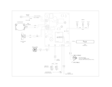 Wiring Diagram Diagram and Parts List for EI24BC10QS0  Electrolux Wine and Beverage Cooler