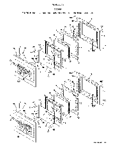 Doors Diagram and Parts List for 79049523315  Kenmore Wall Oven