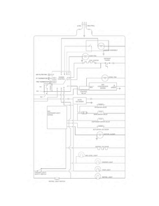 Wiring Schematic Diagram and Parts List for FFHS2611LWMA  Frigidaire Refrigerator