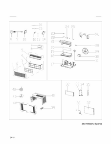 Part Location Diagram of 5304495333 Frigidaire FRONT ASSEMBLY