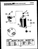 COMPRESSOR PARTS Diagram and Parts List for AS187K2K1  Frigidaire Air Conditioner