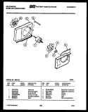 AIR HANDLING PARTS Diagram and Parts List for S208C1E2  Kelvinator Air Conditioner
