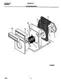 AIR HANDLING PARTS Diagram and Parts List for WAK083F7V2  Frigidaire Air Conditioner