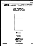 COVER Diagram and Parts List for ATC130DK1  Uni Refrigerator
