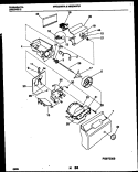 ICE DISPENSER Diagram and Parts List for MRS22WRAW1  Frigidaire Refrigerator