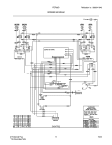 WIRING DIAGRAM Diagram and Parts List for FEF366DSA  Frigidaire Range