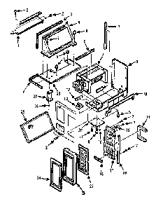 Grill And Duct Parts-b Diagram and Parts List for 5648775380  Kenmore Microwave