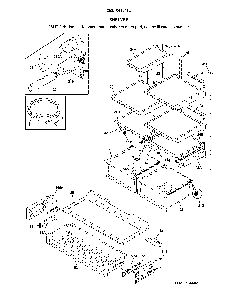 Shelves Diagram and Parts List for 2537044341E  Kenmore Refrigerator
