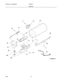 BURNER Diagram and Parts List for SGR231CS0  Westinghouse Dryer