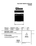COVER Diagram and Parts List for GGF334BHDD  Gibson Range