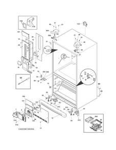 Part Location Diagram of 5304504028 Frigidaire BOARD-MAIN POWER