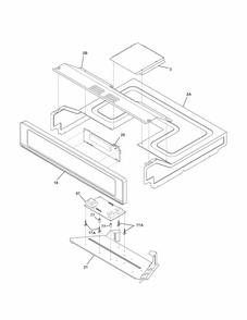 Part Location Diagram of 807436801 Frigidaire SERVICE DATA SHEET
