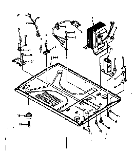 Microwave Parts Diagram and Parts List for 5648878430  Kenmore Microwave