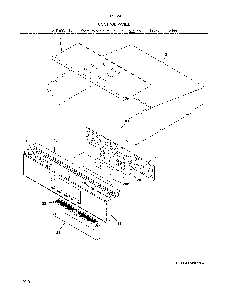 Control panel Diagram and Parts List for 79040342810  Kenmore Wall Oven