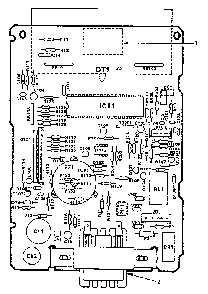 Power And Control Circuit Board Diagram and Parts List for 5648878520  Kenmore Microwave