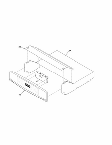 Control Panel Diagram and Parts List for 79047789404  Kenmore Wall Oven