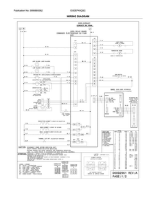 Wiring Diagram Diagram and Parts List for EI30EF45QSC  Electrolux Range