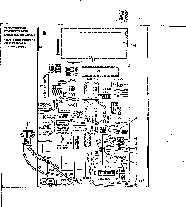 Power And Control Circuit Board Part No. 11696r Diagram and Parts List for 5648578310  Kenmore Microwave