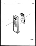 CONTROL PANEL Diagram and Parts List for 56-9381-10-01  Tappan Microwave