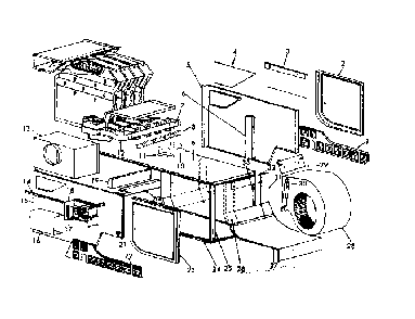 Non-functional replacement parts Diagram and Parts List for 867766071  Frigidaire Furnace