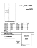 COVER Diagram and Parts List for FRS26H7CW1  Frigidaire Refrigerator