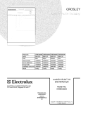 COVER Diagram and Parts List for CDBE566AQ0  Crosley Dishwasher