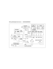 Wiring Diagram Diagram and Parts List for LAD704DUL14  Frigidaire Dehumidifier