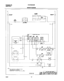 WIRING DIAGRAM Diagram and Parts List for FGF376CXASA  Frigidaire Range