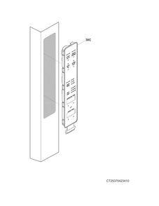 Controls Diagram and Parts List for FPHG2399PF2A  Frigidaire Refrigerator