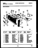 CONSOLE AND CONTROL PARTS Diagram and Parts List for SP18D5KYGB  Gibson Dishwasher
