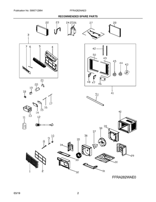 Part Location Diagram of 5304521070 Frigidaire SEAL