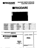 COVER Diagram and Parts List for FEC6X9XCBD  Frigidaire Cooktop