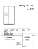 COVER Diagram and Parts List for FRS23H5ASB3  Frigidaire Refrigerator