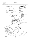 CONTROLS Diagram and Parts List for FRS26ZPHD4  Frigidaire Refrigerator