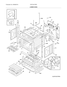 Part Location Diagram of 5304500600 Frigidaire TRIM