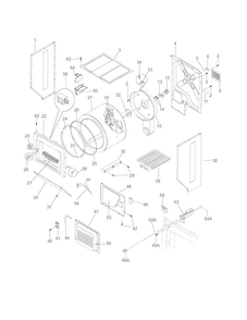 Part Location Diagram of 131636261 Maytag Panel