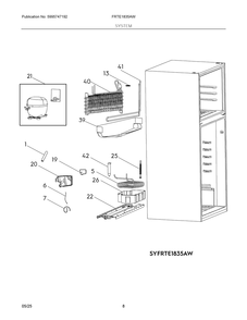 Part Location Diagram of 4056016092 Frigidaire HEATER DEFROST