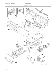 Part Location Diagram of 5304537934 Frigidaire CONTROL-ELECTRICAL
