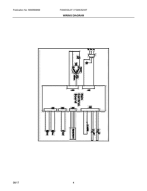 03 - WIRING DIAGRAM Diagram and Parts List for FGWC5233TS  Frigidaire Wine and Beverage Cooler