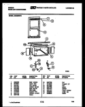 CABINET AND INSTALLATION PARTS Diagram and Parts List for AK24E6RVB  Gibson Air Conditioner
