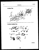 ICE MAKER AND INSTALLATION PARTS Diagram and Parts List for FPCEB21TISB0  Frigidaire Refrigerator