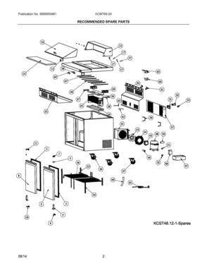 Part Location Diagram of 5304493584 Frigidaire EVAPORATOR