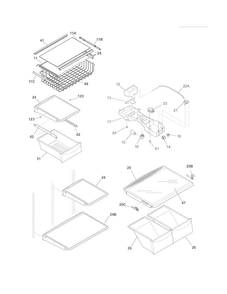 Part Location Diagram of 242146241 Frigidaire LABEL